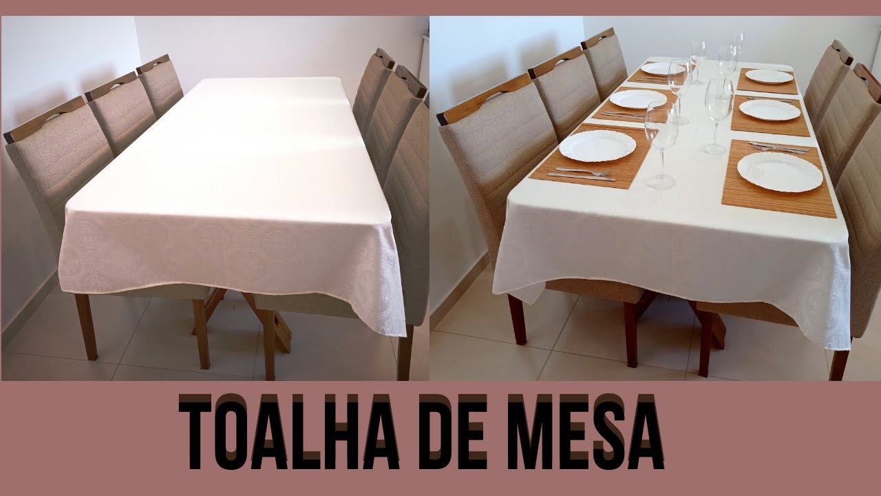 Watch Now DIY - Toalha de mesa retangular | sob medida | Mesa posta | PARA INICIANTE DIY - Toalha de mesa retangular | sob medida | Mesa posta | PARA INICIANTE