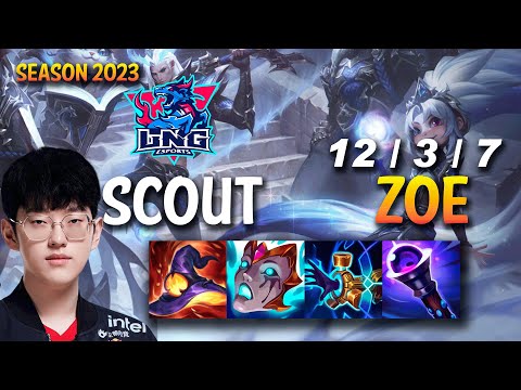 LNG Scout ZOE vs SYLAS Mid - KR Ranked