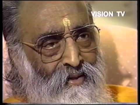 Shutup & Get out   Clip from Swami Chinmayananda's interview to Vision TV