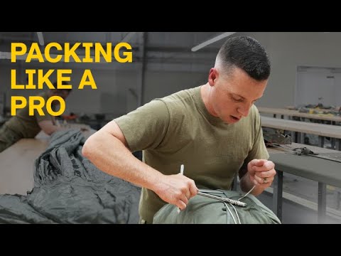 How To Pack a Reserve Parachute Step-By-Step | GOARMY