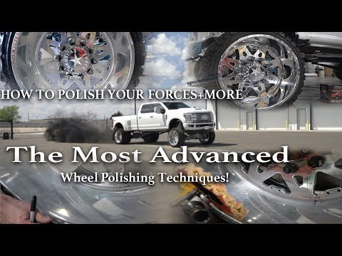 Polishing american force wheels on huge trucks using zephyr polishes! HOW TO VIDEO INCLUDED
