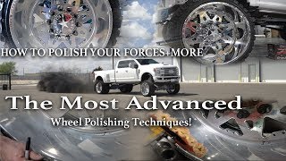 Polishing american force wheels on huge trucks using zephyr polishes! HOW TO VIDEO INCLUDED