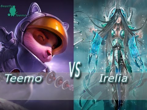 League of Legends - Astro Teemo vs Irelia Top Full Game - S5 (Season 5)