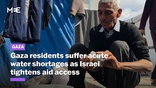Video: 90% of Gaza's Water Infrastructure destroyed by Israel causing immense suffering | Middle East Eye