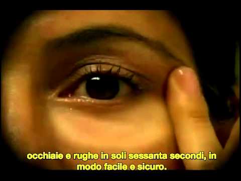 Affronti pacchi con effetto di perdita di peso Rughe sotto occhi di fotografia