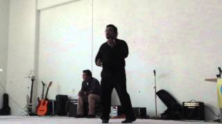 Recitando ¨Te vi pasar¨  de Nach