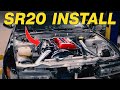 240SX Gets An SR20 Engine Installed