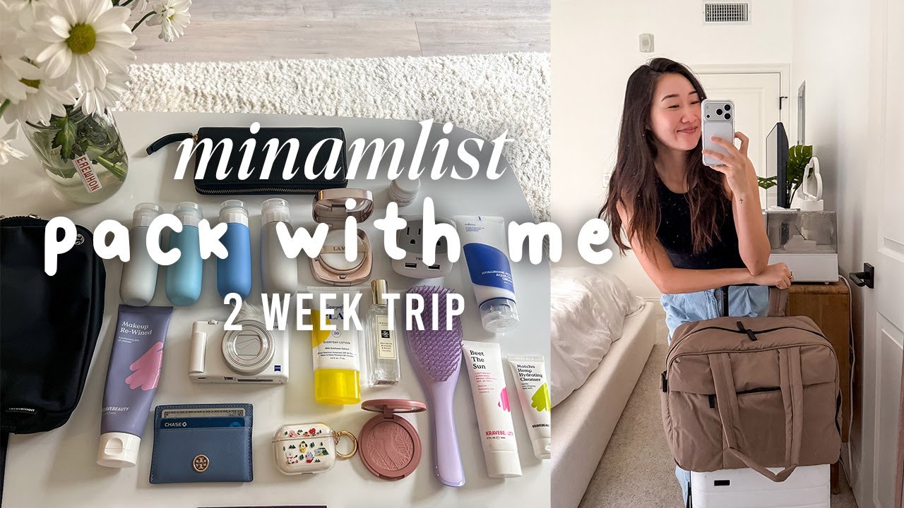 Minimalist Pack With Me: 2 weeks in Korea & Japan in the Fall