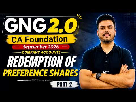 Accounting for Bonus Issue Right Issue Company Accounts Accounting CA Foundation Sept 2026