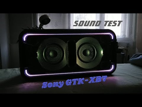 Sony GTK-XB7 - Sound test / Horizontal position /