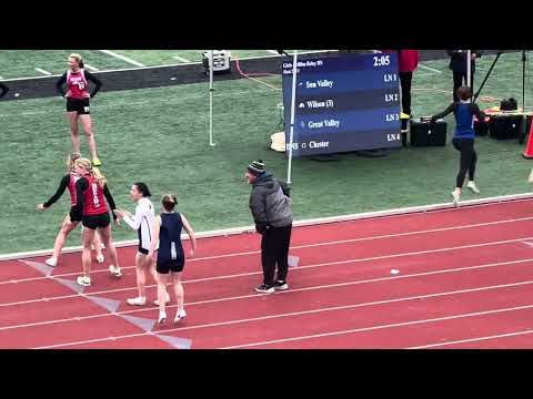 Coatesville Invitational 2025 - girls 4x400m heat 1