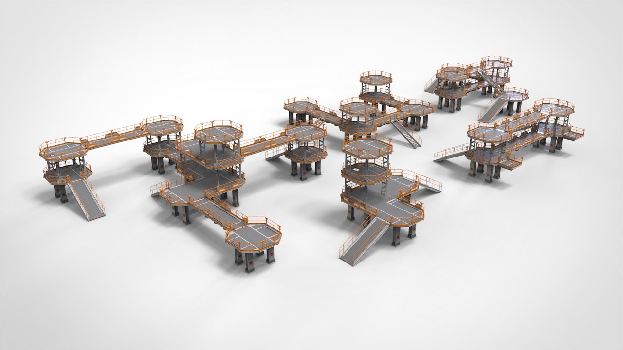 Sci Fi Modular Environment 9