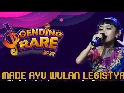 Audisi 50 besar Gending Rare Bali TV 2022 Tembang Katur Ring Ibu- Wulan Legistya (8 Tahun)