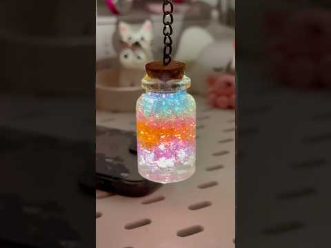 മഴവിൽ in a bottle 🌈 #diy #craft #craftideas #trending #shorts