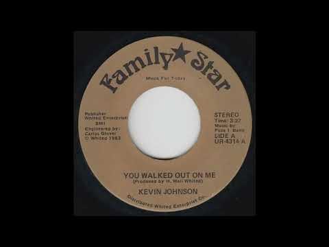 Rare Modern Soul 45 Kevin Johnson - You Walked Out On Me