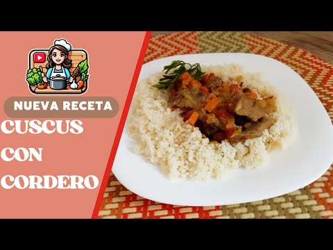 No te pierdas esta receta de CUSCÚS y CORDERO con verduras 🐑🐑