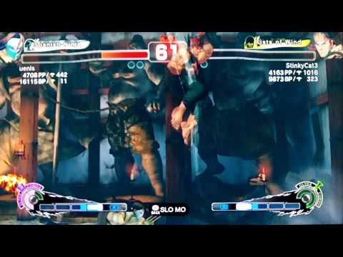 SSF4 AE:2012 uenis (Vega) vs StinkyCat3 (Ryu)