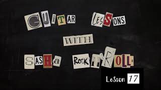 Sasha Rock&#39;n&#39;Roll guitar lessons - Suicide Machines (Beat My Head Against The Wall) видео урок №17