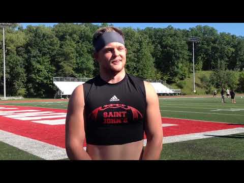 Interviews w/SJU Football's Inman & Erdmann - 2019 Season Opener