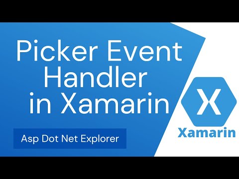 Picker Selected Index Change Event Handler in Xamarin Forms | ComboBox | Dropdown | DropdownList
