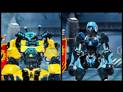 (REAL STEEL WORLD ROBOT BOXING) HIGH VOLTAGE AND DJ ELECTRIX IN VERSUS.