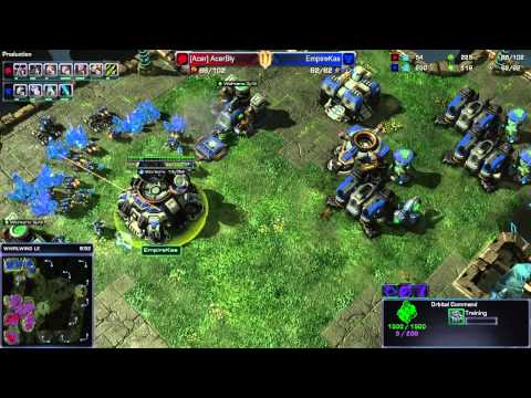 Starcraft Heart of the Swarm - Empire Kas vs Acer Bly - Game One