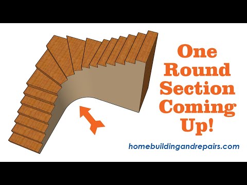How To Layout Stairs With Short Inside Curved Sectional Winder – Stair Building Design Ideas