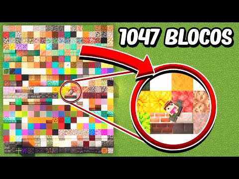 COMO EU VOU COLETAR TODOS OS BLOCO DO MINECRAFT