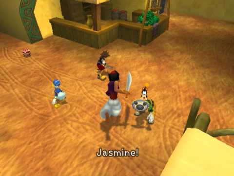 Kingdom Hearts, English cutscene: 99 - To the Desert! - HD 720p