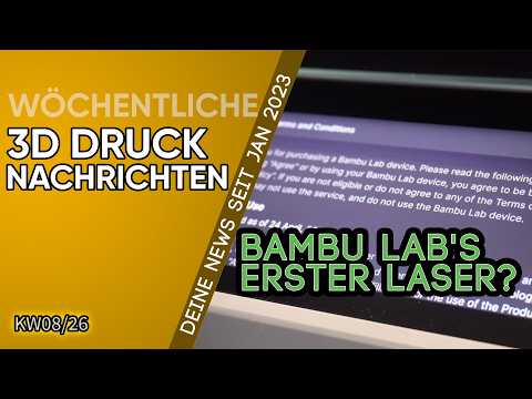 3D Printing News - Is Bambu Lab now building lasers? And what exactly is the problem with the TOP...