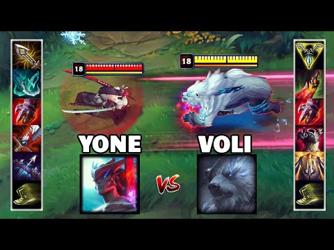 YONE vs VOLIBEAR FULL BUILD FIGHTS & Best Moments!