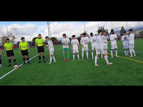 13 J. División de Honor Juvenil Fútbol  G. Segoviana 0 - R. Madrid 0. Salida jugadores 412/2021