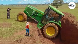 Unbelievable Tractor Stuck in Mud Moments | Extreme Heavy Equipment fails #43