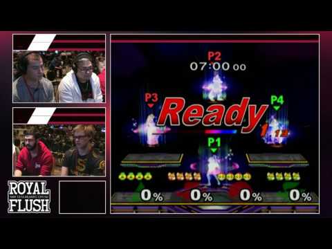 Royal Flush SSBM Doubles - SPY | Cactuar & Reno Vs. DruggedFox & SPY | MacD - Smash Melee