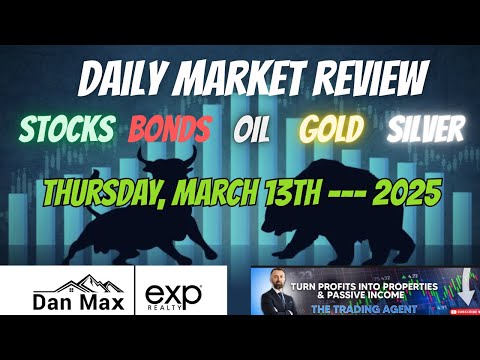 Daily Market Review - March 13th, 2025 | Stocks, Oil, Bonds, Gold & Silver Analysis