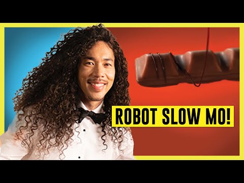 Directing a Chocolate Commercial with Slow-Mo Robots!