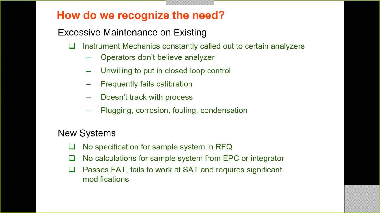 Swagelok® - Introduction to Sample System Training