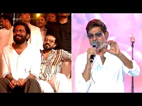 Actor Jagapathi Babu Superb Speech, Ram Charan Reaction @ #Peddi Movie Pre-Release Event