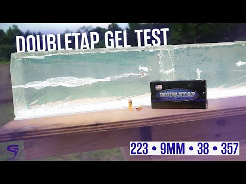 DoubleTap Ammo Gel \u0026 Range Test — .223, 9mm, .38 Special, .357 Magnum