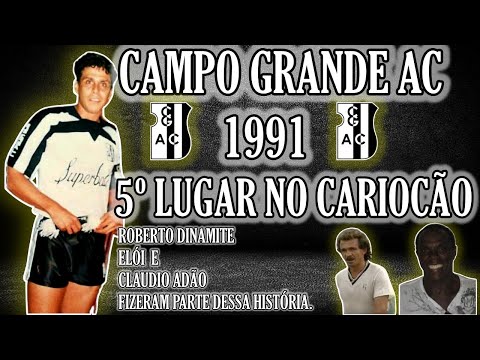 CAMPO GRANDE A.C 1991 5ª LUGAR NO CARIOCÃO COM ROBERTO DINAMITE, ELÓI E CLAUDIO ADÃO.