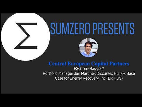 10-Bagger? PM Jan Martinek Lays Out His 10x Base Case for Energy Recovery, Inc. (ERII: US)