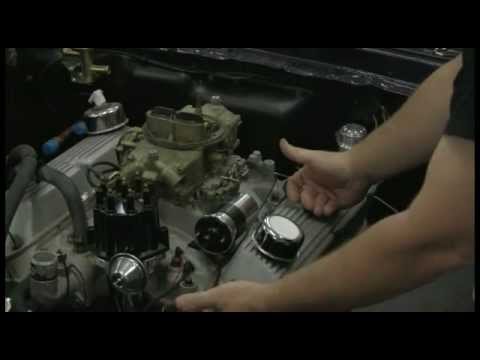 Episode 35 Part 2 Finding top dead center and Pertronix distributor install Autorestomod
