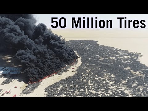 How The World's Largest Tire Graveyard Vanished