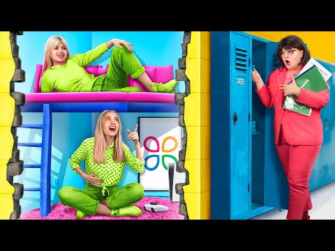 Building Secret Room at School