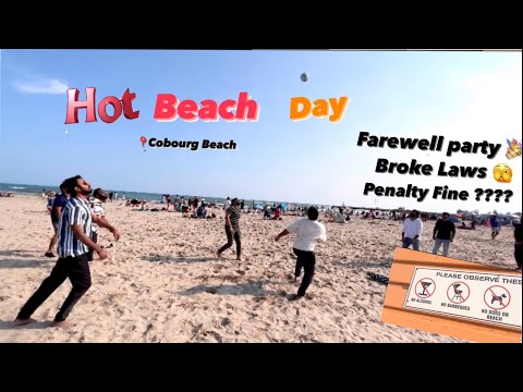 Hot Beach Day at  Cobourg Beach, Ontario | Vlog 29 By Nikhilesh