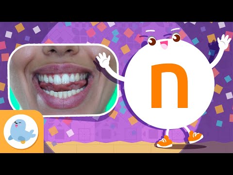 Fonética para niños 🗣 El sonido /n/ ❄️ Fonética en español 🛴