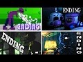 Five Nights At Freddy S Sister Location ALL ENDINGS FNAF Sister Location