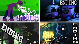 Five Nights at Freddys: Sister Location ALL ENDING
