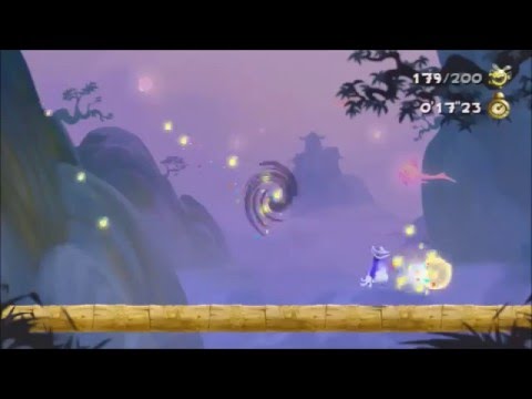 Rayman Legends Daily Challenge 16/2/16 - The Dojo - 21"20/13"91 (solo/solo co-op) (Video 2)
