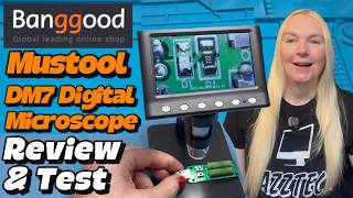 Banggood Mustool DM7 Budget Digital Microscope Review & Giveaway!